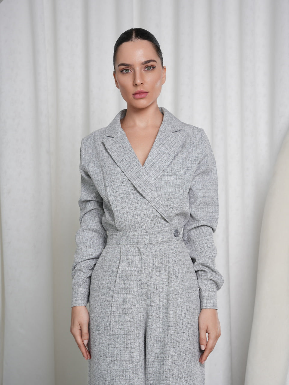 DOUBLE-BREASTED JUMPSUIT