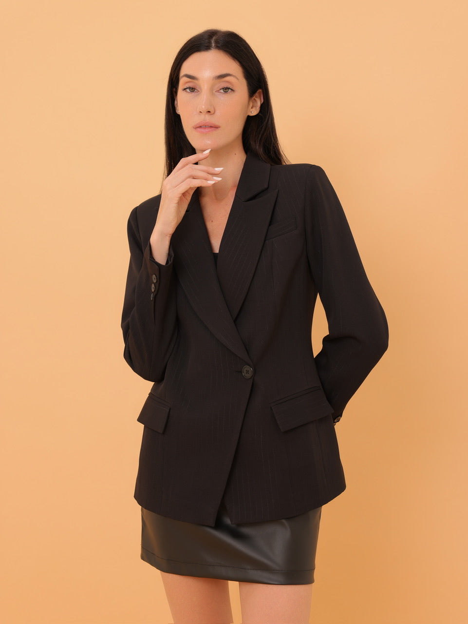 METALLIC THREAD BLAZER